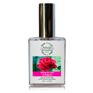 Champ de Roses de Bulgarie Eau de Parfum Bio aux Essences 100 % Naturelles 