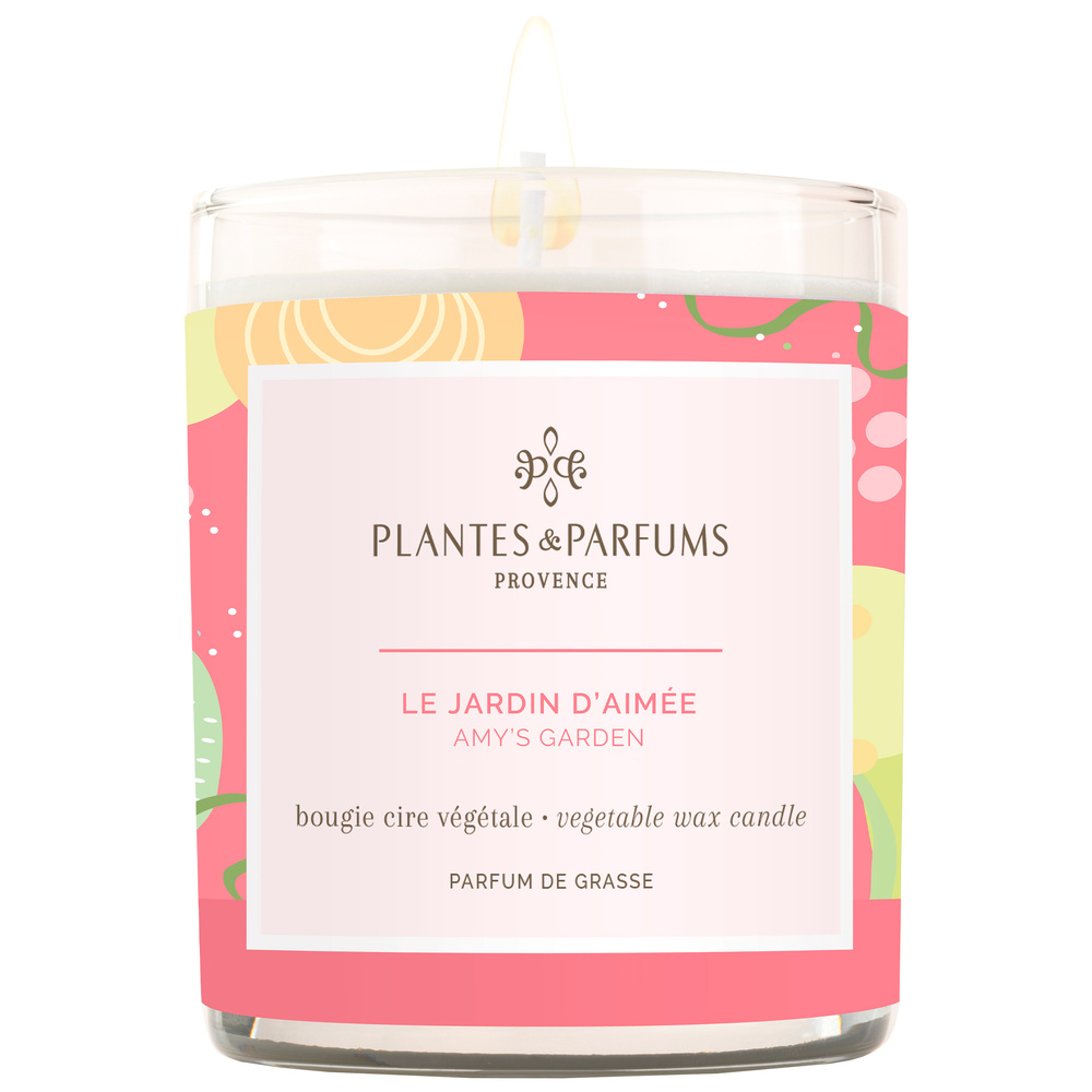 Plantes et Parfums - Le Jardin d'Aimée Bougie Végétale Parfumée 180 g