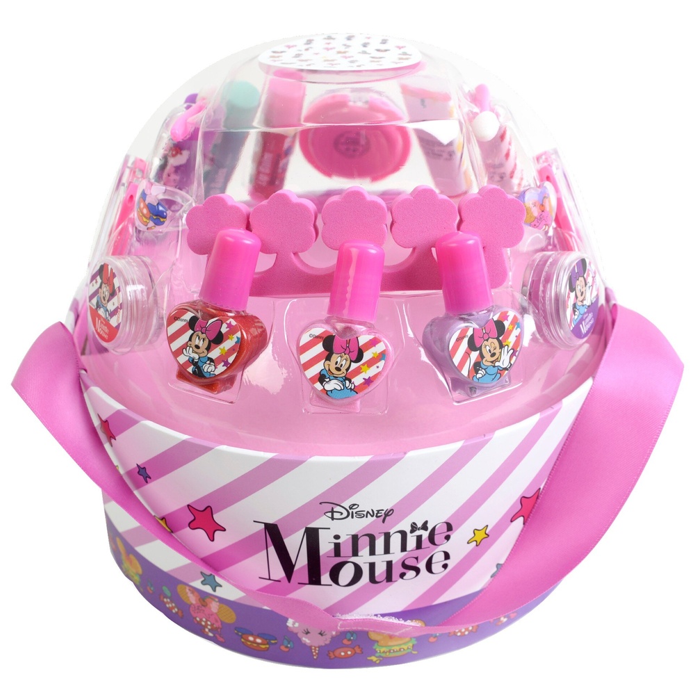 Disney - Minnie Delicious Cake Make up Box Coffret de maquillage enfants Coffret de maquillage Minnie - 18 unités 1 unité