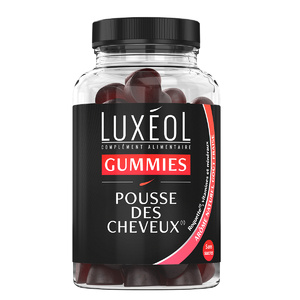 Luxéol - Gummies Pousse des cheveux Compléments alimentaires 