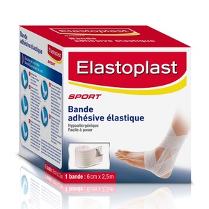 Elastoplast Bande Adhésive Elastique - 6cm Bandes Adhésives