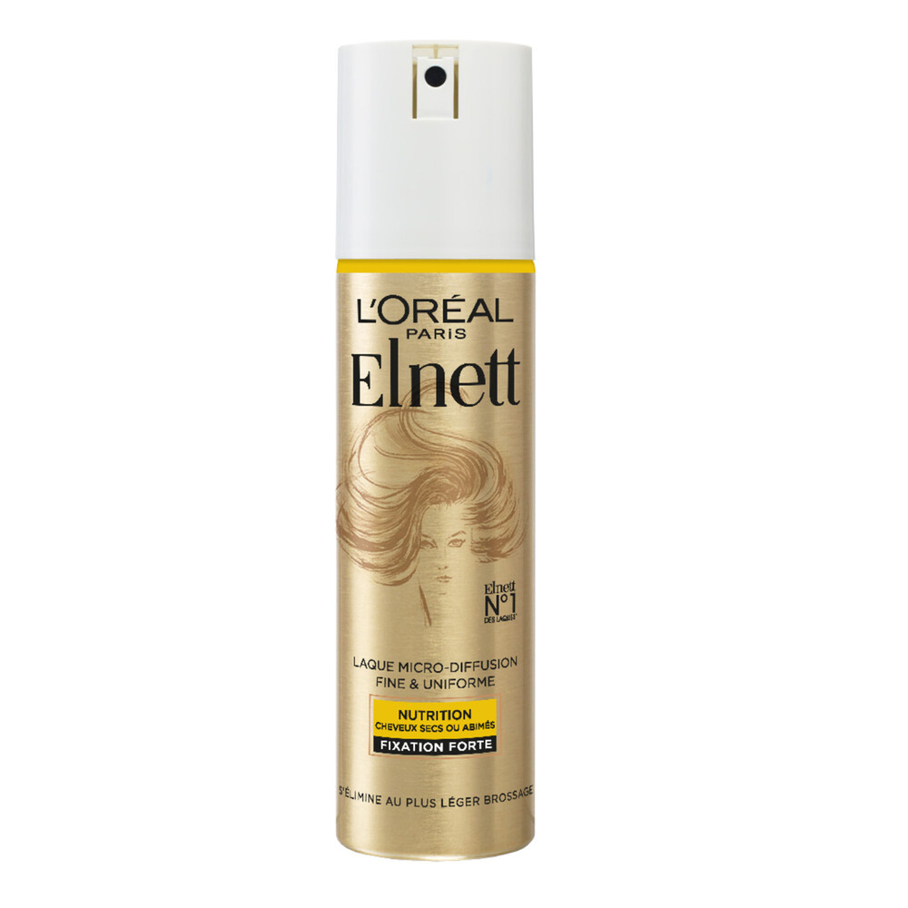 L'Oréal Paris - L'Oréal Paris Elnett Laque Fixation Forte Nutrition Cheveux Secs 150ml Nutri protection