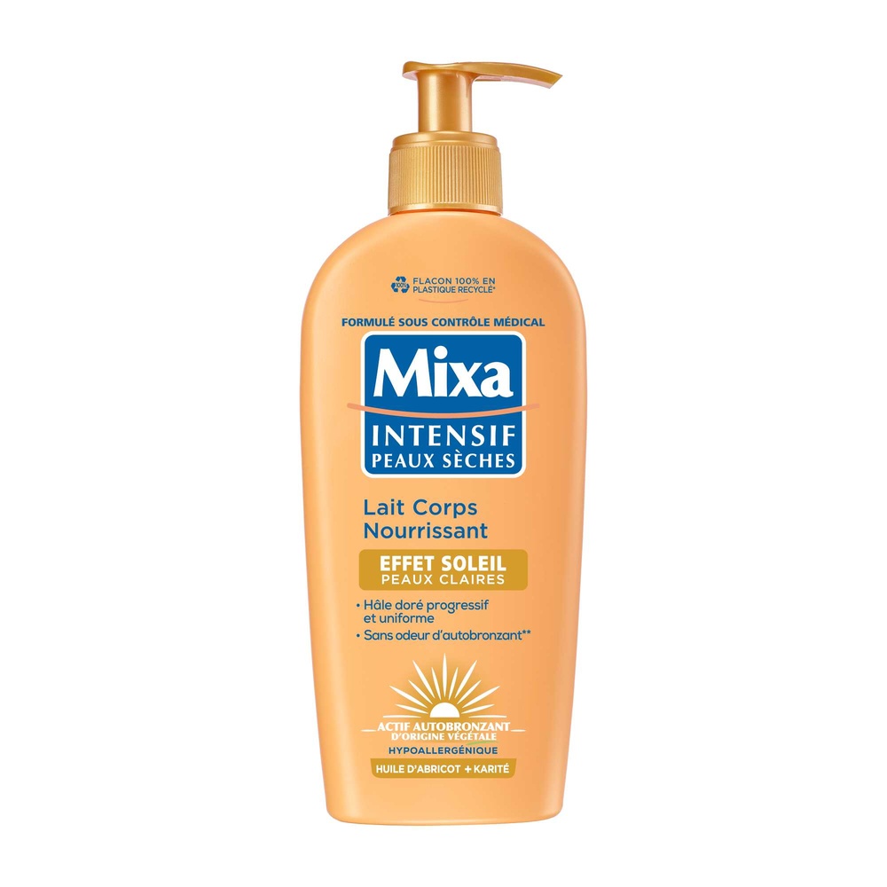 mixa - Mixa Intensif Peaux Sèches Lait corps autobronzant peaux claires 250 ml
