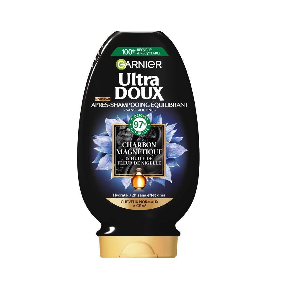 garnier - Ultra Doux Charbon Magnétique Après-Shampooing au 200 ml