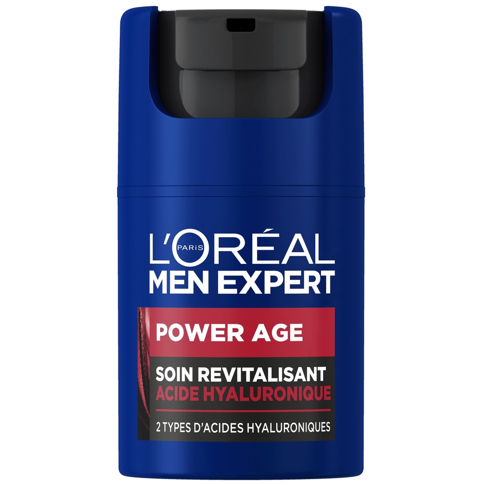 L'Oréal Paris - Power Age Soin Revitalisant Acide Hyaluronique Homme 50 ml
