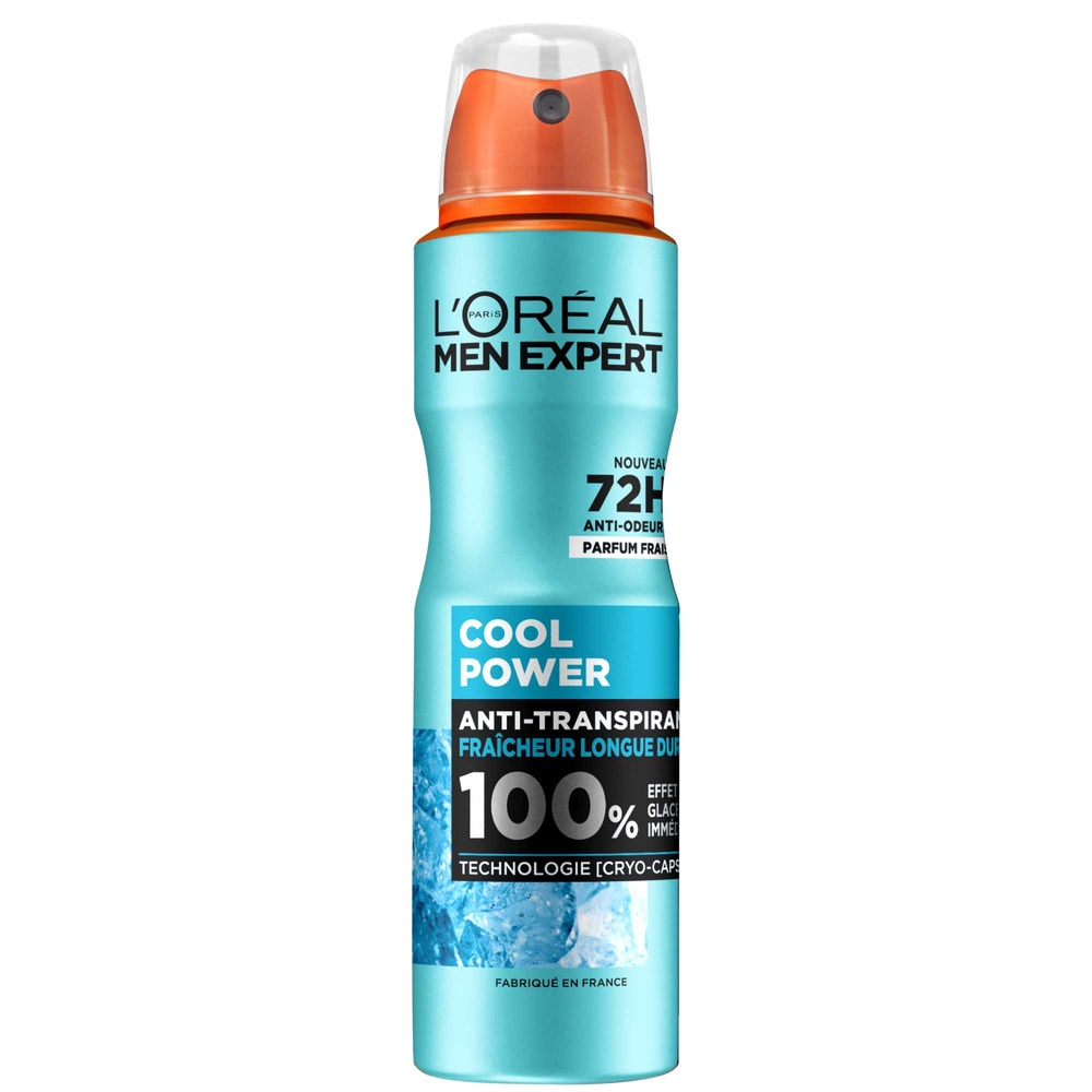 L'Oréal Paris - Cool Power Déodorant Spray Homme 150 ml