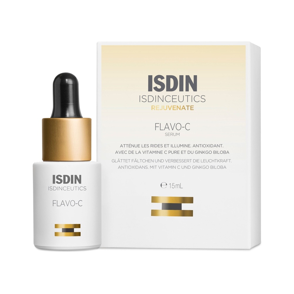 isdin - Flavo-C Sérum antioxydant à la Vitamine C 15 ml