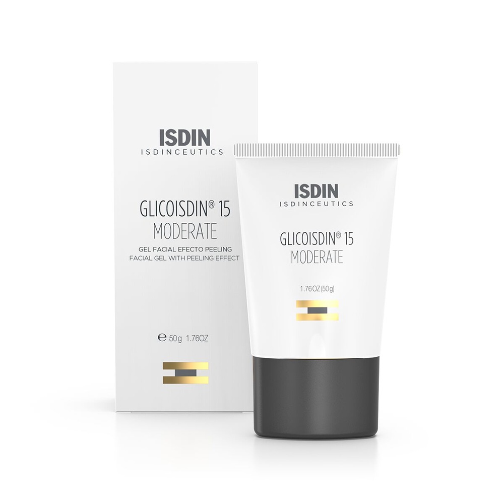 isdin - Glicoisdin 15 Moderate Gel visage effet peeling 50 ml
