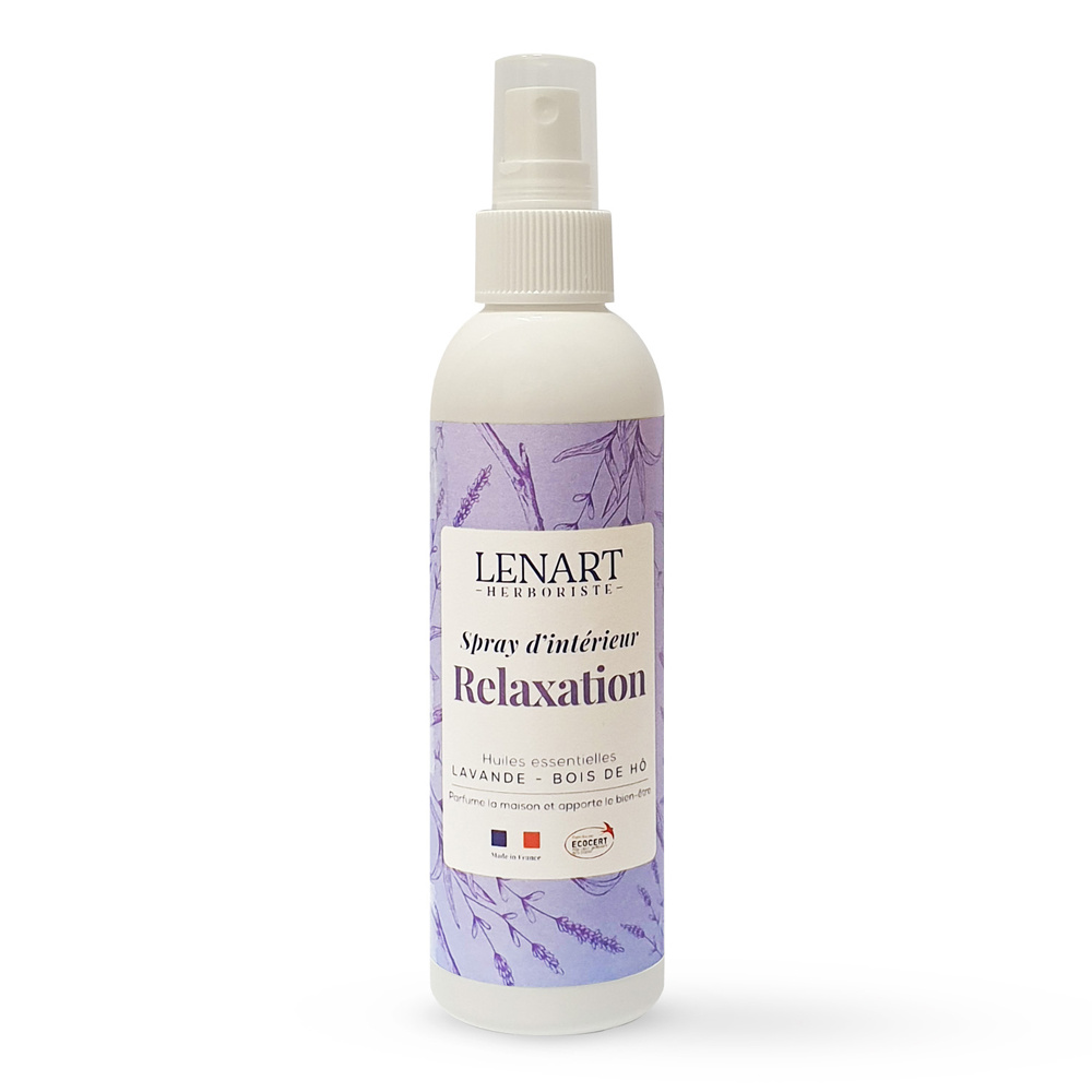christian lénart - Spray d'intérieur Relaxation BIO ECOCERT Parfum 200 ml