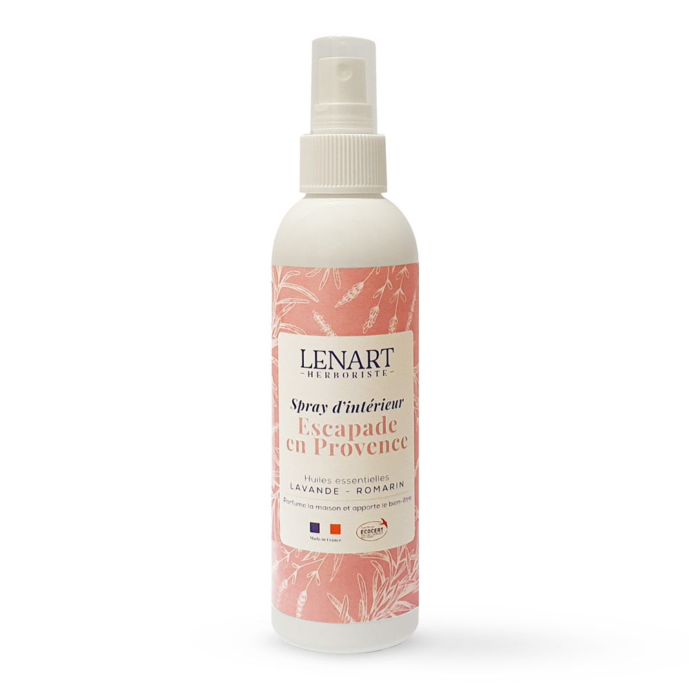 christian lénart - Spray d'intérieur Escapade en Provence BIO ECOCERT Parfum 200 ml