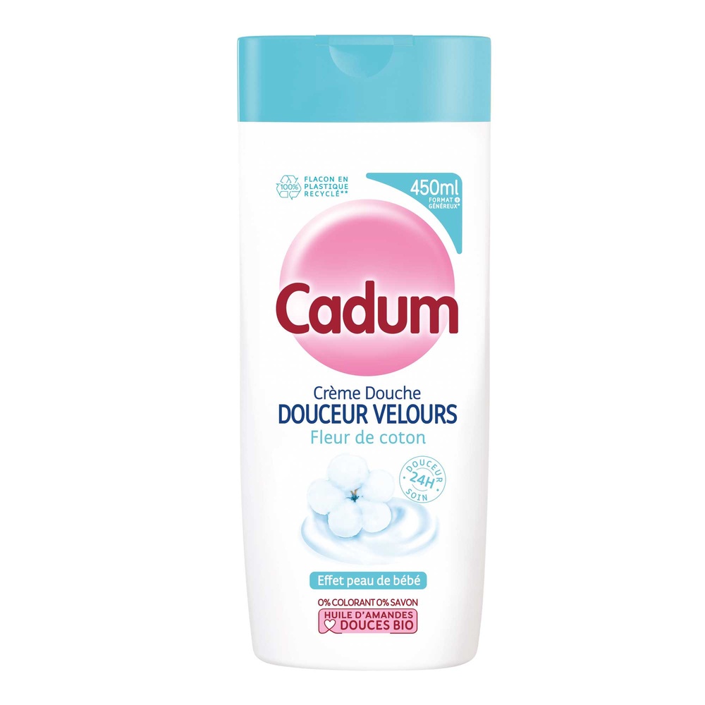 cadum - Douceur Velours Crème Douche Fleur de Coton 450 ml
