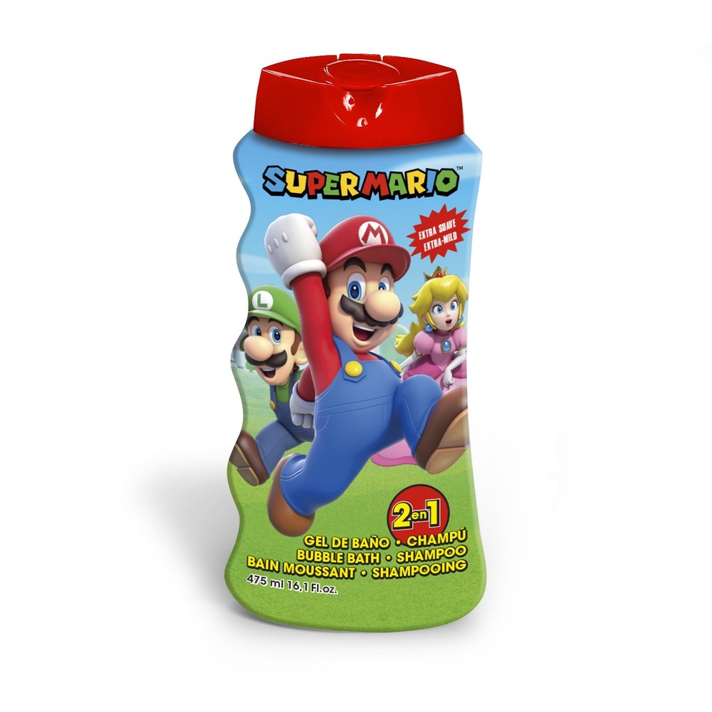 super mario from nintendo - Super Mario Bain moussant shampooing 2 en 1 475 ml
