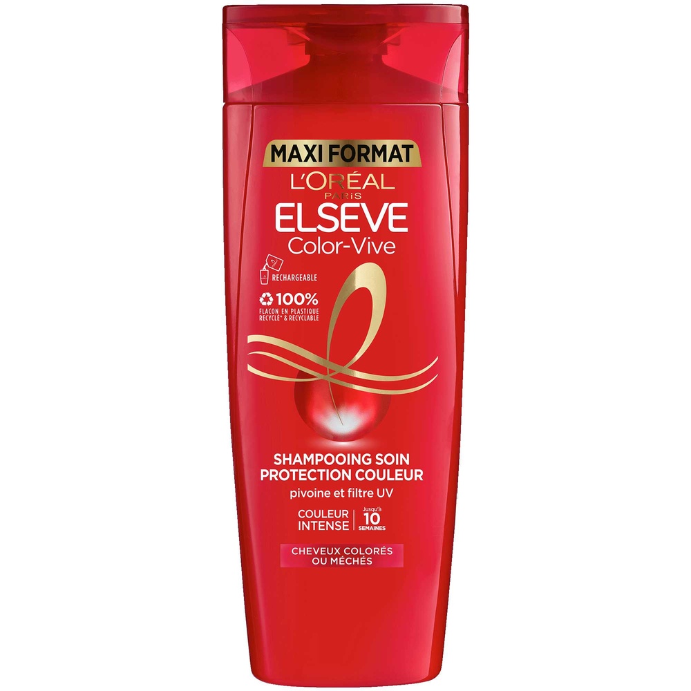 L'Oréal Paris - Elseve Color-Vive Shampooing 500ml Shampoing cheveux secs