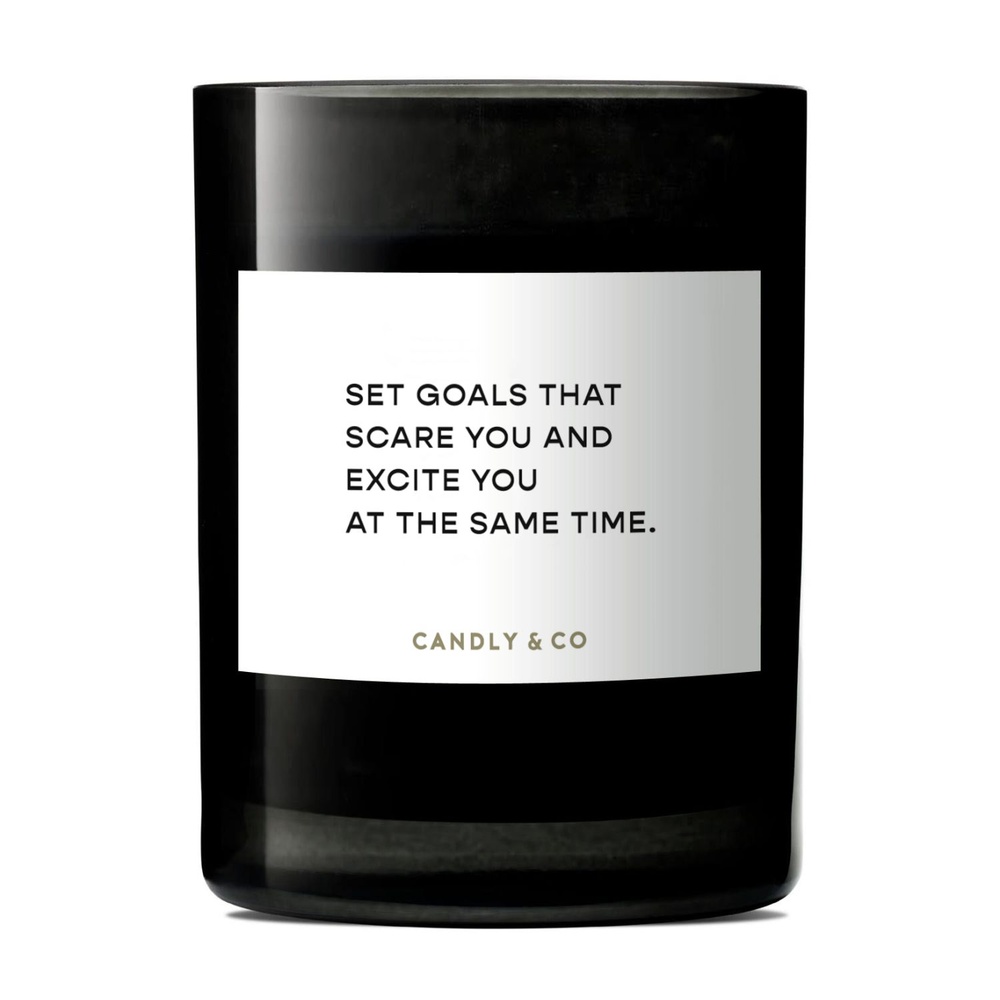 candly&co - Bougie No.4 Set goals that scare you and excite at the same time 200 g
