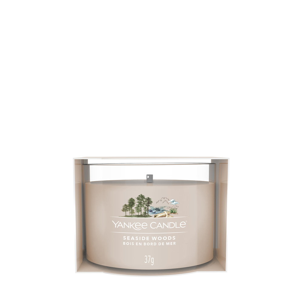 yankee candle - Votive en Verre Bois Bord de Mer Bougie Parfumée 37 g