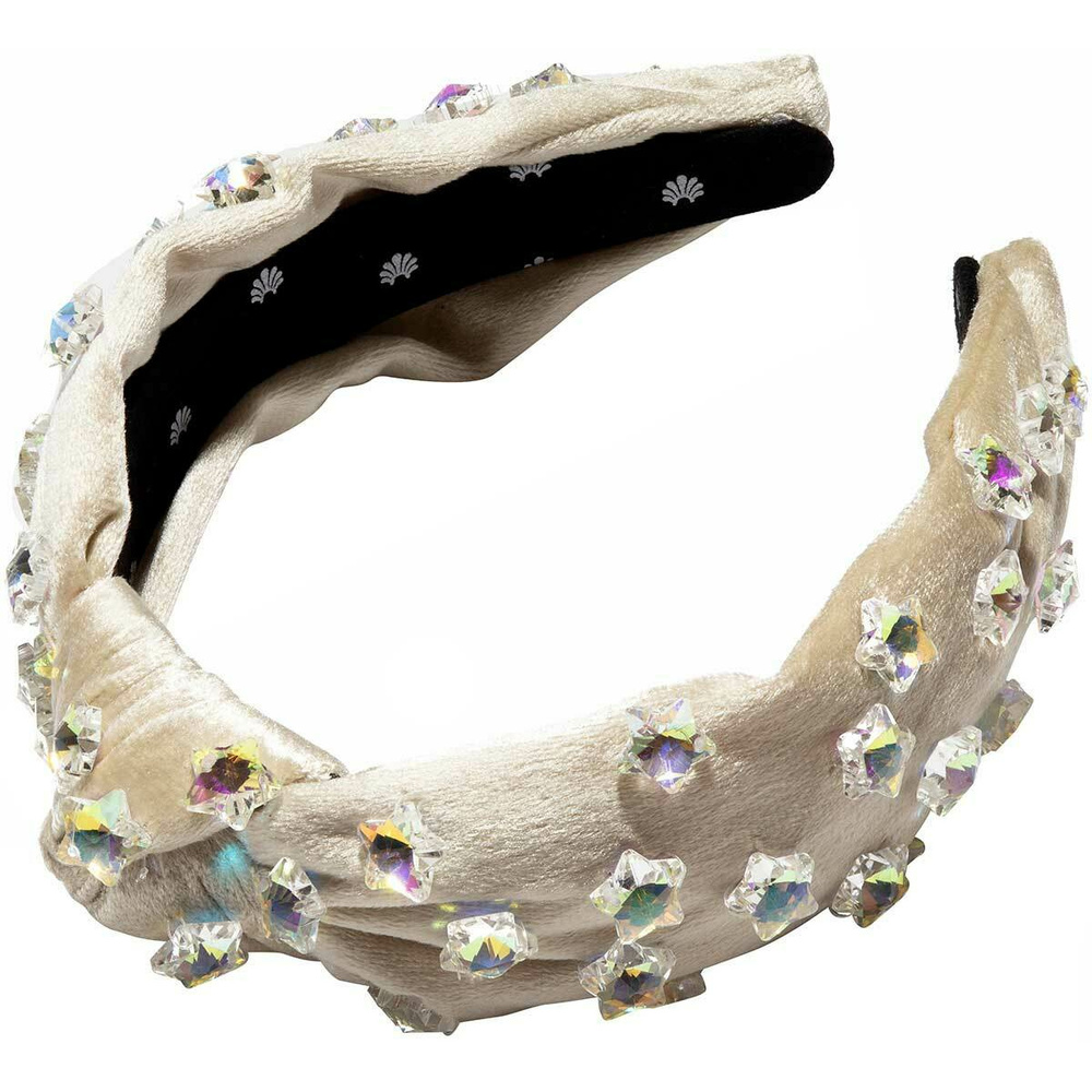 Lele Sadoughi Crystal Star Knotted Headband