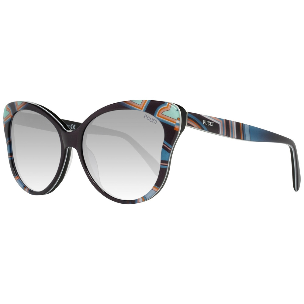 Emilio Pucci Excellentes lunettes de soleil Femmes ennoir avec protection 100% UVA&UVB