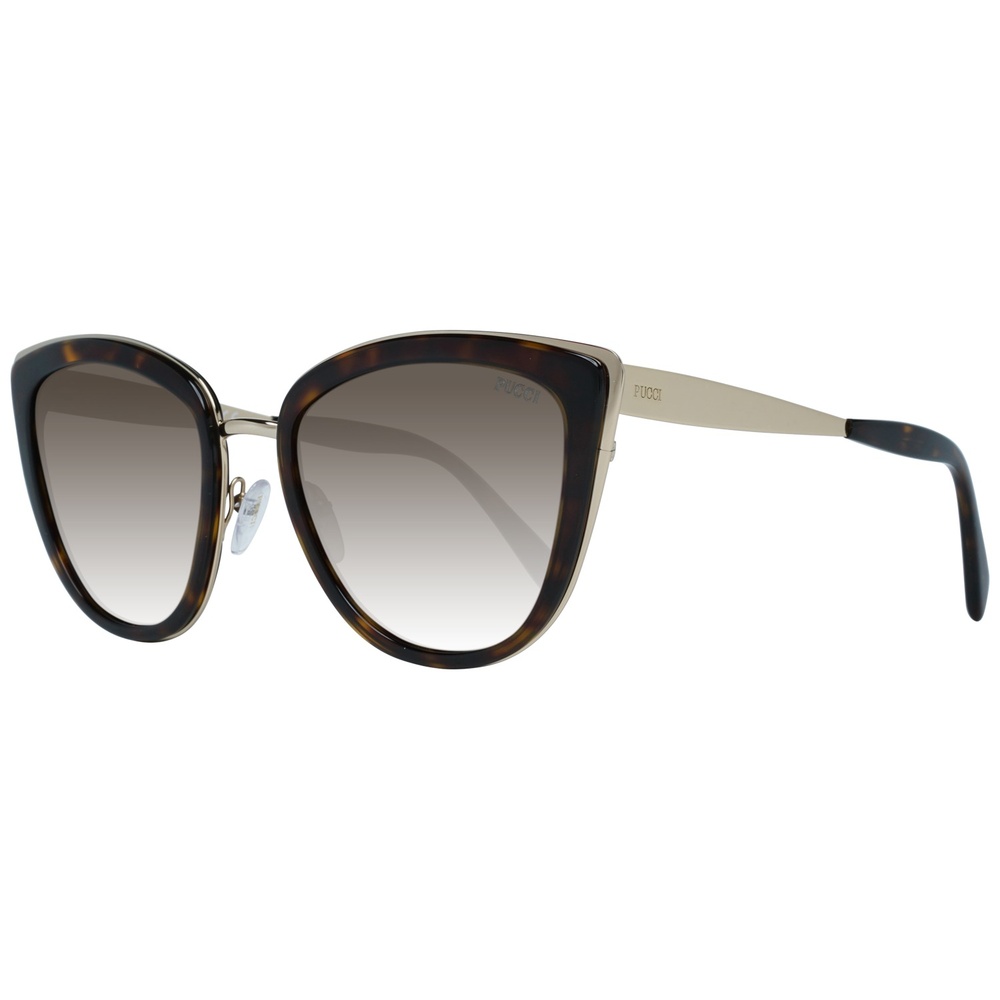 Emilio Pucci Spéciales lunettes de soleil Femmes en marron avec protection 100% UVA&UVB