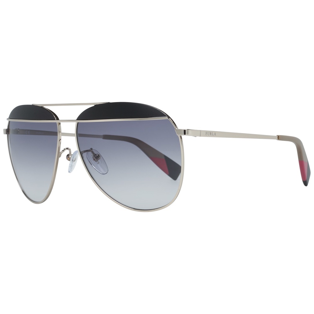Furla Exquisites lunettes de soleil Femmes enargent avec protection 100% UVA&UVB