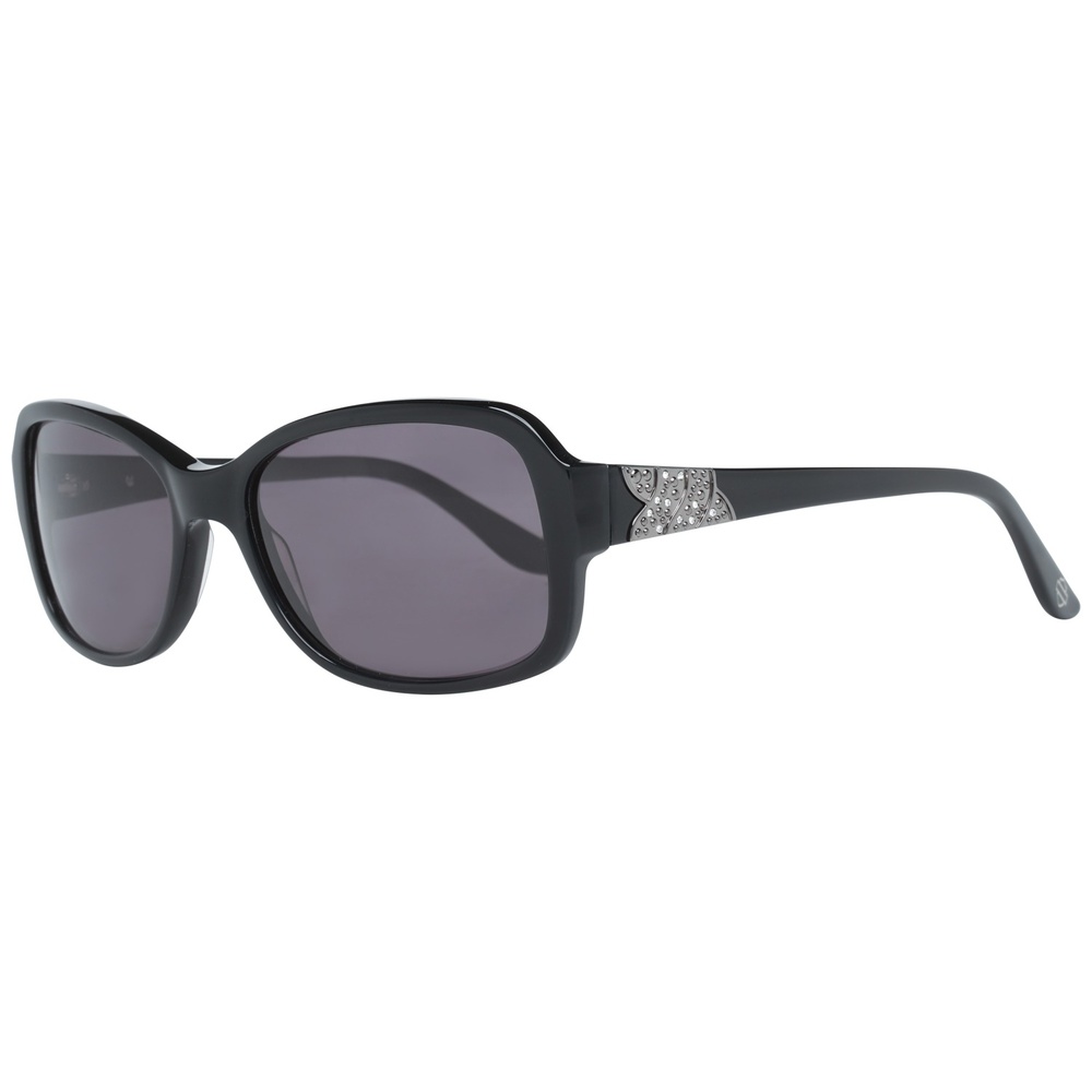 Harley Davidson Qualitatives lunettes de soleil Femmes en noir avec protection 100% UVA&UVB
