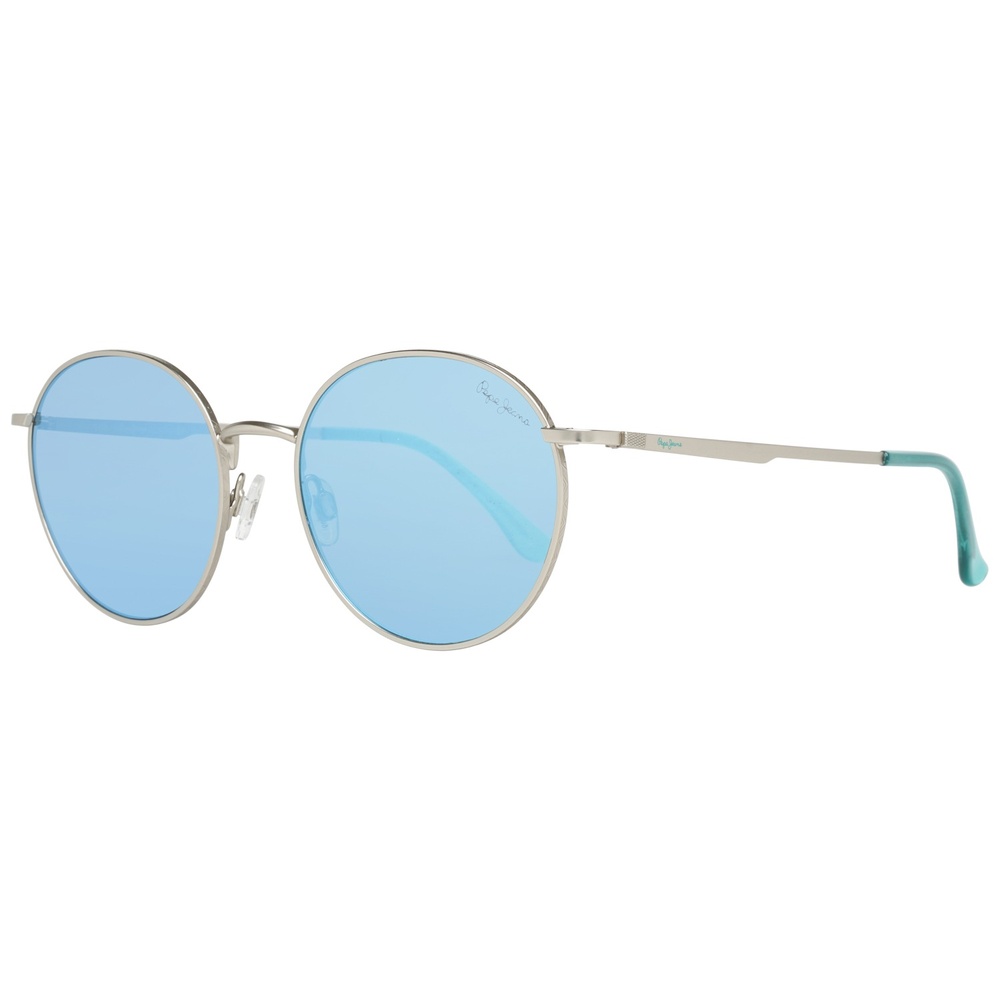 Pepe Jeans Superbes lunettes de soleil Femmes en argent avec protection 100% UVA&UVB