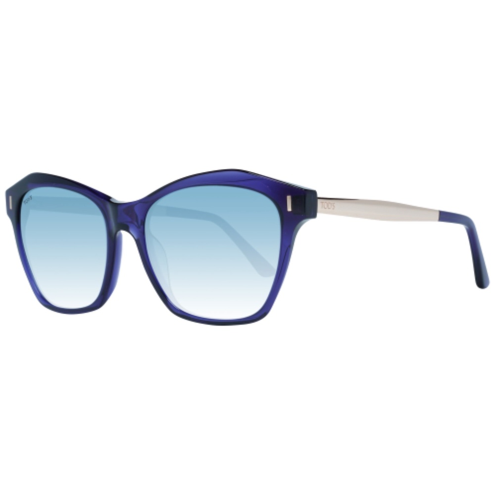 Tods Impressionnantes lunettes de soleil Femmes en bleu avec protection 100% UVA&UVB