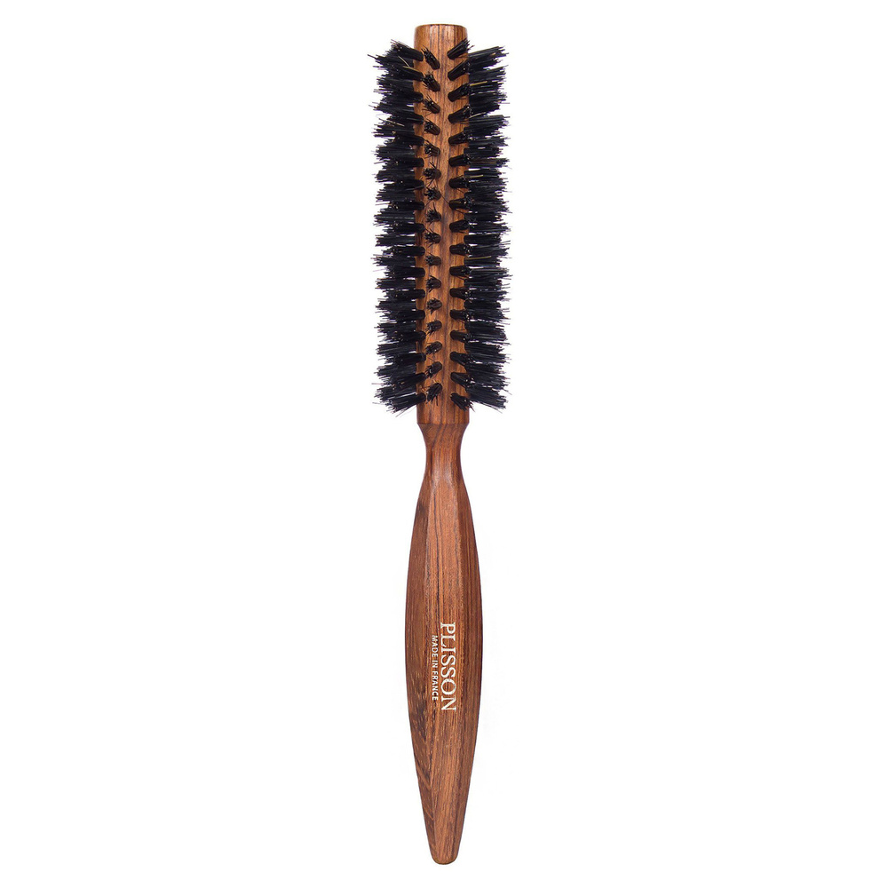 Plisson Brosse à cheveux Brushing 10 rangs - 100% Sanglier