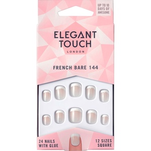 Natural French 144 Bare Extra Short Kit de soins pour les ongles 