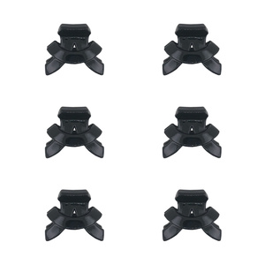 SOHO Mini Pince Cheveux 6 pièces - Noir accessoires de coiffage