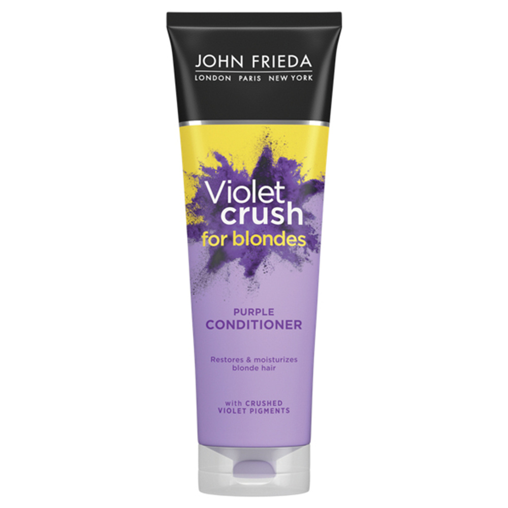 John Frieda - JOHN FRIEDA Violet Crush, Femmes, 245 ml, Après-shampoing professionnel, Cheveux Aprés-shampooing