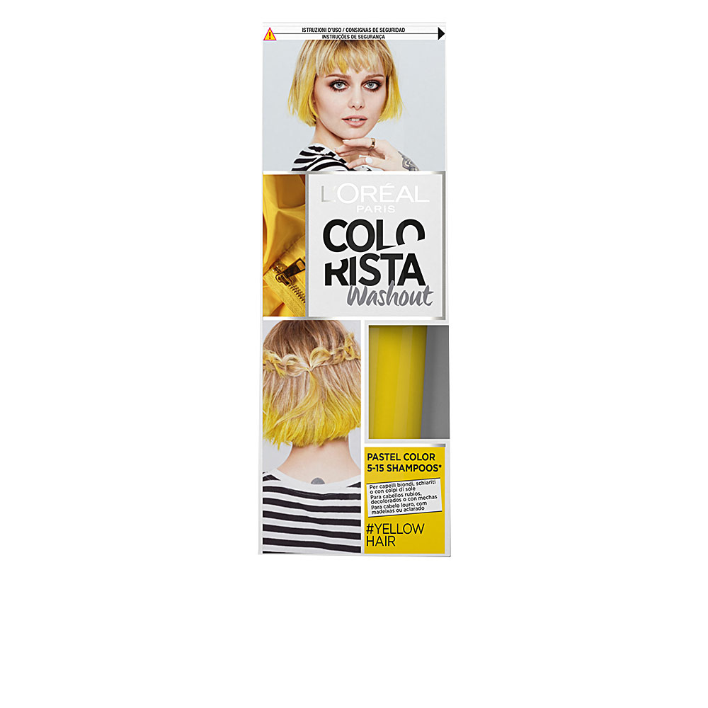 L'Oréal Professionnel - Colorista Wash Out Coloración Temporal #18-yellow Coloration capillaire 8 ml