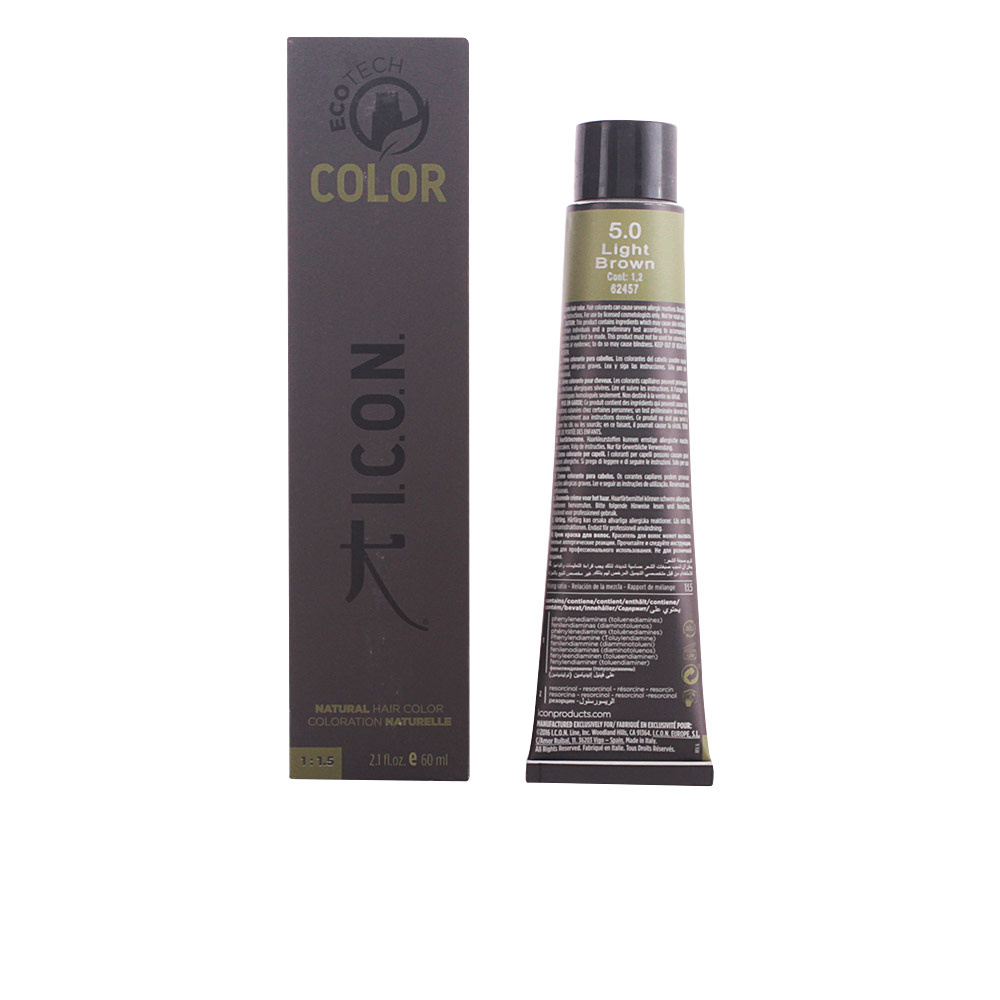 ICON - Ecotech Color Natural #5.0 Light Brown Coloration capillaire 60 ml
