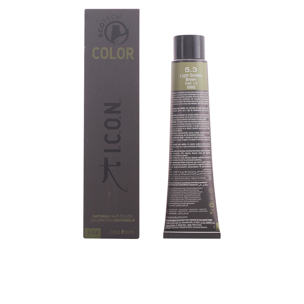 ICON - Ecotech Color Natural #5.3 Light Golden Brown Coloration capillaire 60 ml