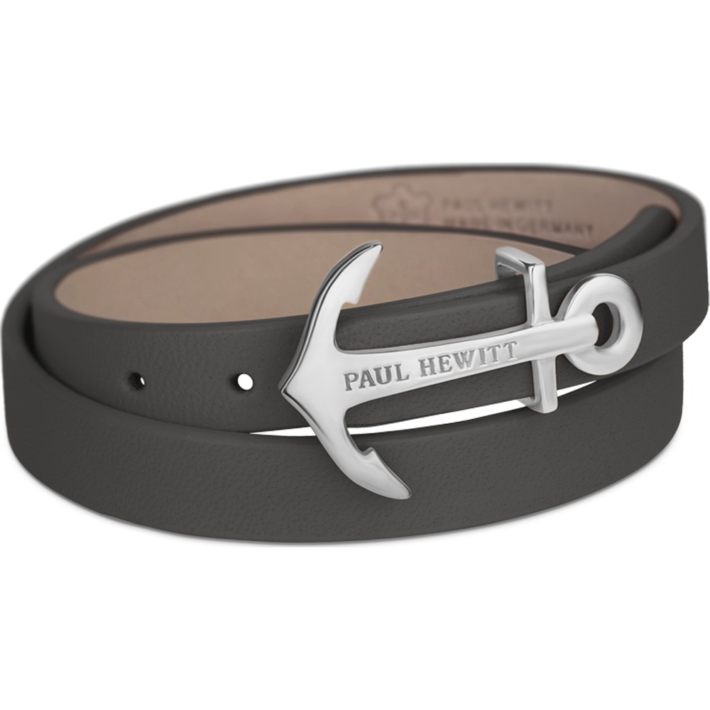 Paul Hewitt - Bracelet Cuir, Acier inoxydable gris 1 unité